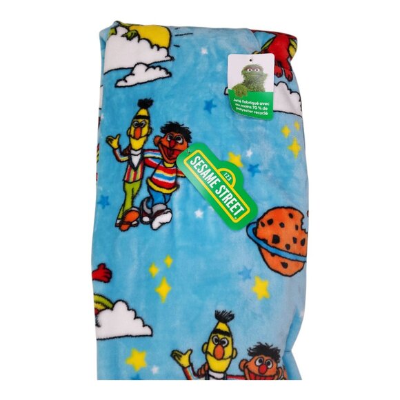Sesame Street Decorative Throw Blanket 60" X 70" Polyester Plush Bert Ernie - Picture 3 of 9